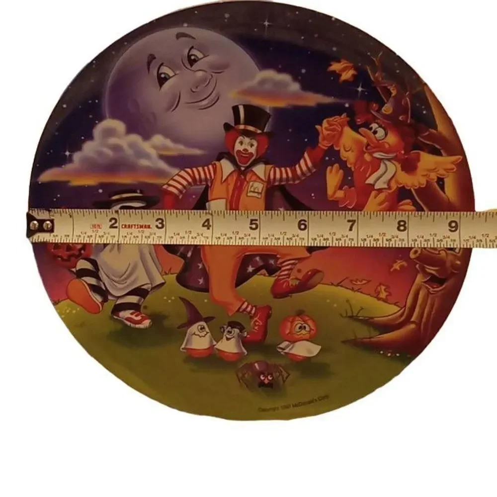 Vintage McDonald's Halloween Plate (1997)